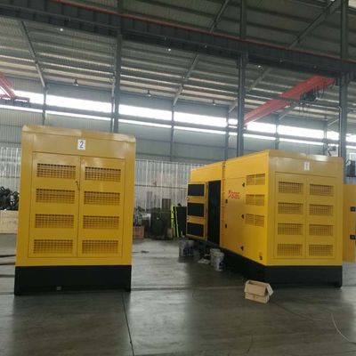 GB/T2820 Standart 1200kw 1500kva Cummins Dizel Jeneratörler AC Tek Üç Fazlı