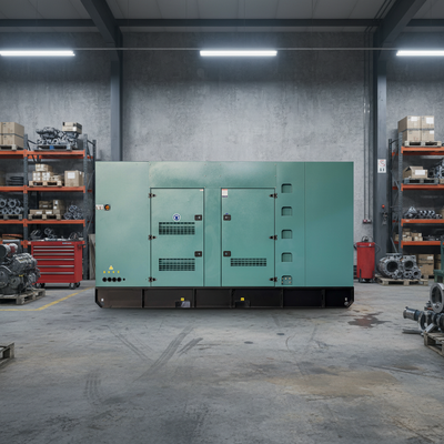 Heavy duty silent diesel generator designed for silent running and stable electric power in demanding industrial settings